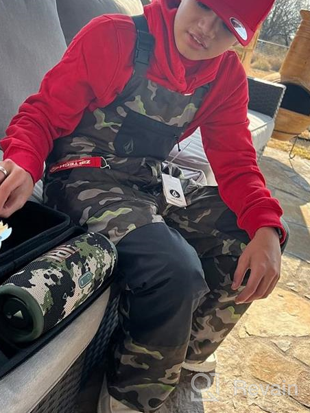 img 1 attached to 🏂 Unleash Your Style and Performance with Volcom Barkley Bib Overall Snowboard Pant review by Justin Puranik