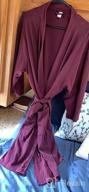 img 1 attached to Women'S Soft Cotton Robes By U2SKIIN - Lightweight 3/4 Sleeves Loungewear review by Corey Soto