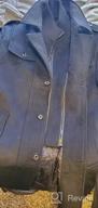 img 1 attached to Men'S Wool Pea Coat Windbreaker Jacket With Detachable Inner Rib Liner review by Adam Hogan