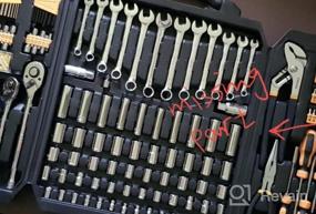 img 6 attached to DEKOPRO 192-Piece Mechanics Tool Set: Complete Auto Repair Hand Tool Kit With Plastic Storage Case