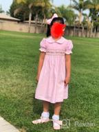 img 1 attached to 👗 Pettigirl Handcrafted Girls' Smocked Dress with Puff Sleeves review by Chris Wagner