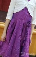 img 1 attached to Stylish Vintage Floral Clothing for Girls: BlackButterfly Audrey in Elegant Purple review by Maria Ward