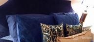 img 1 attached to Protect Your Headboard With WOMACO Velvet Slipcover In Dark Gray For Bedroom Decor (Sizes 35"-50") review by Vincent Hurst