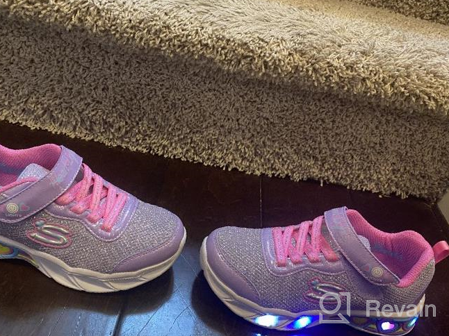 img 1 attached to 👟 Skechers Kids' Lighted Sneakers - Unisex Girls Sports Footwear, Size S review by Andre Parsons