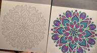 img 1 attached to Unwind And De-Stress With Arteza'S Mandala Coloring Book For Adults - 50 One-Sided Images Of Intricate Designs On 9X9 Inches, Perfect For Relaxing, Reflecting, And Decompressing review by David Mcdonald