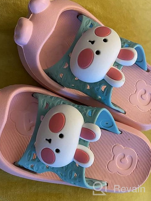 img 1 attached to 👟 Unisex Toddler Sandals - Shower Slippers for Boys' Shoes review by Jeff Keegan