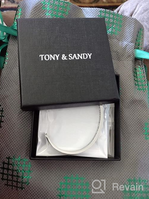 img 1 attached to Tony and Sandy's Inspiring Cuff Bracelet Bangle - Perfect Gift for Inspiration review by Olivia Turner