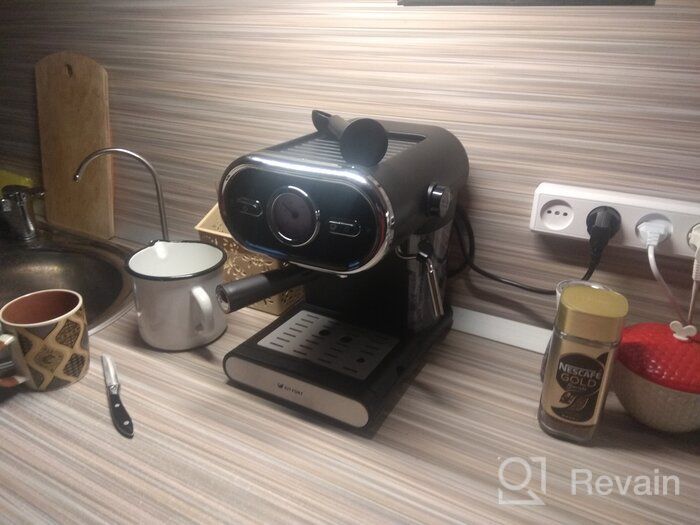 img 1 attached to Rozhkovy coffee maker Kitfort KT-702, black review by Micha Sarnowski ᠌