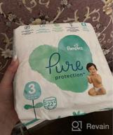 img 1 attached to Pampers Pure Protection Disposable Baby Diapers Size 3, Mega Pack - 27 Count, Hypoallergenic and Unscented (Old Version) review by Anastazja Klementyna ᠌