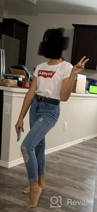 img 1 attached to Levis Classic Batwing T Shirt Ringer: Stylish Girls' Clothing at Its Best! review by Johnny Mcnealy