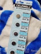 img 1 attached to Long-Lasting And Reliable CELEWELL CR1225 3V Lithium Battery - 5 Pack With 5-Year Warranty review by Tressy Rakowiecka
