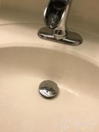 img 1 attached to Chrome Pop-Up Sink Drain With Detachable Basket Stopper - ROVOGO Brass Bathroom Faucet Vessel Vanity Strainer (With Overflow) review by Brian Micheals