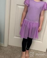 img 1 attached to Elegant & Comfortable: EISHOPEER Short Sleeve Ballet Leotard For Girls (Ages 3-11Yrs) review by Jaya Walsh