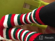 img 1 attached to Winter Warm Plush Slipper Socks - Fuzzy Crew Socks With 3D Animals, Fluffy And Cozy For Christmas, Women'S Footwear Optimal For Cold Days review by Jason Fanney