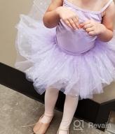 img 1 attached to Adorable MdnMd Ballerina Outfits: Ballet Tutu Leotard with Glitter Camisole Skirted Dress for Toddler Girls review by Shannon Davis