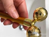 img 1 attached to 24K Golden Facial Massager Kit: 2-In-1 Electric Face & Arm Eye Nose Skin Care Tool review by Tony Doan