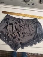 img 1 attached to LYANER 4-Piece Satin Sleepwear Set With Floral Lace Trim Cami And Robe For Women review by Tyler Fountas