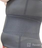 img 1 attached to RACELO Women'S Waist Trainer With Zipper - Tummy Control Cincher Corset For Gym & Exercise, Girdle Body Shaper For Slimming And Toning Stomach review by Bill Roberts