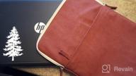 img 1 attached to Kinmac Wine Red Canvas Vertical Style Waterproof Laptop Sleeve With Pocket - Fits 13.3-13.5 Inch MacBook Air/Pro, Microsoft Surface Laptop & Book. review by Christopher Rodriguez