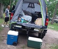 картинка 1 прикреплена к отзыву 🚚 JoyTutus Orange Pickup Truck Tent: Waterproof, Double Layer, Portable for 2 People – Ideal Camping Companion, 5.5'-6' Bed от Teambringit Truitt