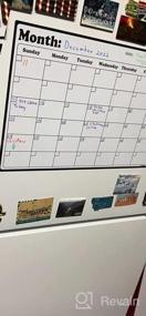 img 6 attached to Magnetic Fridge Calendar: Stay Organized With This Dry Erase Whiteboard For Refrigerator Planners - 16.9" X 11.8