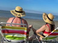 img 1 attached to Funky Junque Women'S Embroidered Beach Floppy Sun Hat With UPF 50 Protection review by Lisa Chavez