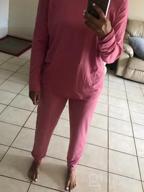 img 1 attached to Stay Stylish And Comfortable With Fixmatti Women'S 2 Piece Casual Sweatsuit Set review by Darren Pham