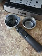 img 1 attached to Rozhkovy coffee maker Kitfort KT-702, black review by Anastazja Miller ᠌