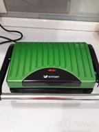 img 1 attached to Sandwich maker Kitfort KT-1609 Panini Maker, red review by Felicja Skrobek ᠌