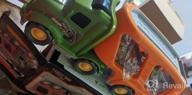 img 1 attached to Dinosaur Toys For Kids Ages 3-5, Light & Sound Dinosaur Truck Playset With Brachiosaurus, Tyrannosaurus, Spinosaurus, Triceratops, Iron Dragon And Pterosaur Figures review by Maria Smith