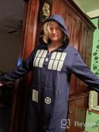 img 1 attached to Cozy Doctor Who Tardis Hooded Onesie Pajama - Perfect For Underboss Fans! review by John Salleh