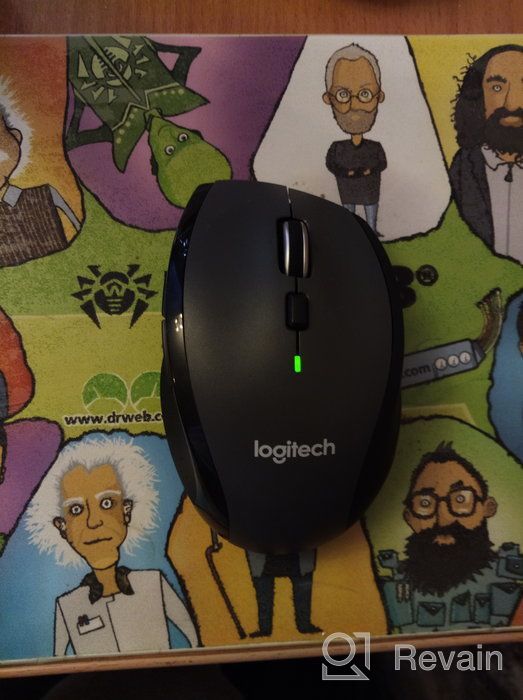 img 2 attached to 🖱️ Renewed Logitech M705 Wireless Marathon Mouse: 3-Year Battery & Hyper-Fast Scrolling in Ergonomic Black Design for PC/Laptop with Unifying Receiver review by Bima ᠌