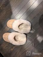 картинка 1 прикреплена к отзыву Stay Cozy All Winter With WATMAID Women'S Memory Foam Fluffy House Slippers от Matt Tito