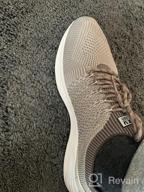 img 1 attached to BUZU Fashion Sneakers – Lightweight and Breathable Men's Shoes review by Barry Shaker