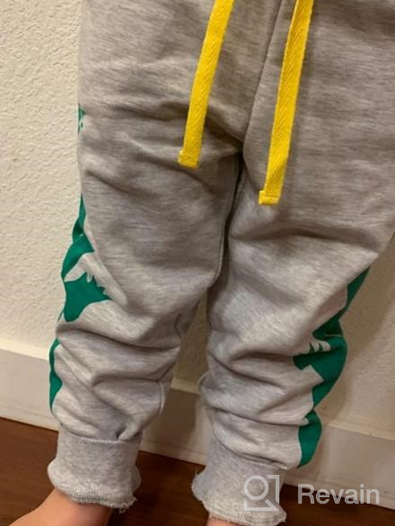 img 1 attached to 👕 EULLA Little Boys' Sweatpants Sweatshirt Clothing Sets: Comfortable and Stylish Options for Boys' Wardrobe review by Jim Diaz