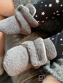 img 8 attached to Новорожденные унисекс ботиночки из хлопка HsdsBebe: уютная зимняя обувь для малышей с антискользящей подошвой для мальчиков и девочек