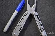 img 1 attached to Gift For Men Dad, BIBURY Multitools, Portable Multitool Foldable Pliers With Scissors, Can Opener & Screwdriver, EDC Tools For Camping, Outdoor Activities, Home Repair - Titanium Plating review by Chase Hosea