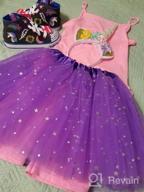 img 1 attached to 👗 Csbks Sparkle Layered Princess Ballet Girls' Clothing, Skirts & Skorts review by Greg Muin