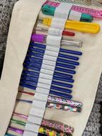 img 1 attached to 77 Piece Crochet Hook Set - Ergonomic Aluminum Crochet Hooks with Knitting 🧶 Needles, Large Eye Blunt Needles, Colorful Crochet Needles, Plastic Stitch Markers, and Convenient Case review by Albert Gaines