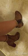 img 1 attached to Stylish And Comfortable: TOETOS Women'S Chicago Chunky Heel Ankle Booties review by Emmanuel Winschel
