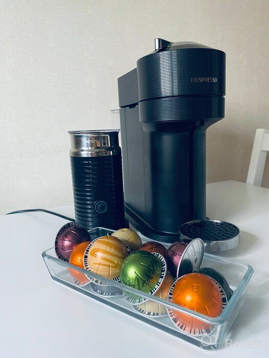 img 2 attached to Breville Nespresso Vertuo Next BNV550GRY Espresso Machine with Aeroccino in Light Grey review by Machi Akemi ᠌