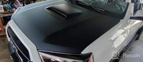 img 6 attached to Black Matte Vinyl Car Wrap Sticker With Air Release Bubble, Knife, And Hand Tool - 120" X 60" / 10Ft X 5Ft - DIY DIYAH