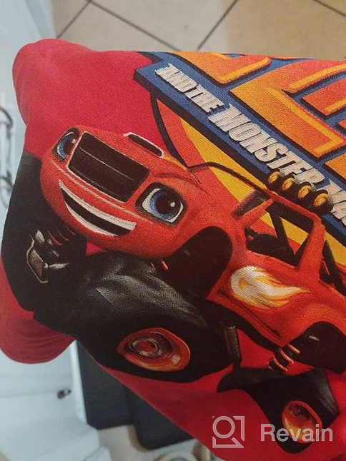 img 1 attached to Monster Machines Little Toddler 👦 T-shirt: Perfect Top for Boys' Clothing review by Darin Schaffer