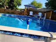 img 1 attached to Upgrade Your Above-Ground Pool With Smartline Swirl Bottom Liner - 18Ft Round Overlap Style, 20 Gauge Virgin Vinyl, Designed For Steel Walls, 48-52 Inch Height review by Joseph Campos