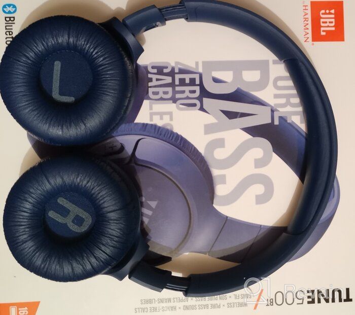 img 2 attached to 🎧 JBL LIVE 500BT Wireless Headphones - White (Renewed) for High-Quality Audio Experience review by Agata Kozio ᠌