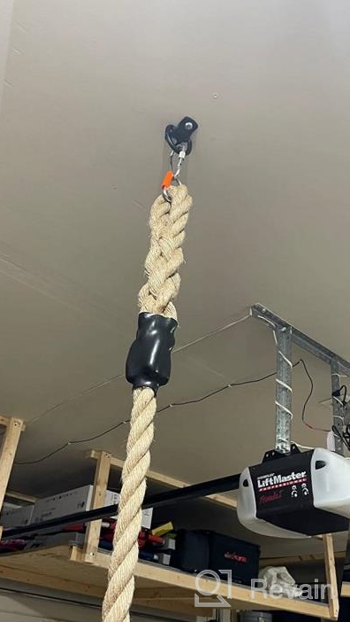 img 1 attached to Get Fit And Strong With Perantlb Outdoor Climbing Rope - Available In Multiple Lengths And 1.5'' Diameter review by Markus Calderon