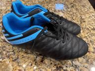 img 1 attached to Brooman Kids Athletic Soccer Cleats: High-Performance Firm Ground Football Shoes for Boys and Girls – Ideal for Outdoor Play review by Sara Gowan