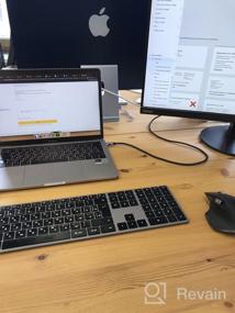 img 11 attached to Satechi Slim X3 Bluetooth Keyboard-RU Wireless Keyboard. Layout - Russian. Color - Gray space.
