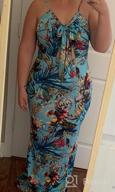 картинка 1 прикреплена к отзыву Bohemian Beach Sundress: SheKiss Women'S Summer Floral Maxi Dress With Spaghetti Straps And Low-Cut Design от Aaron Long