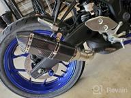 img 1 attached to Enhance Your Yamaha YZF R3 R25 2015-2018 With A High-Performance Slip-On Exhaust System Featuring Muffler review by Dan Buycks
